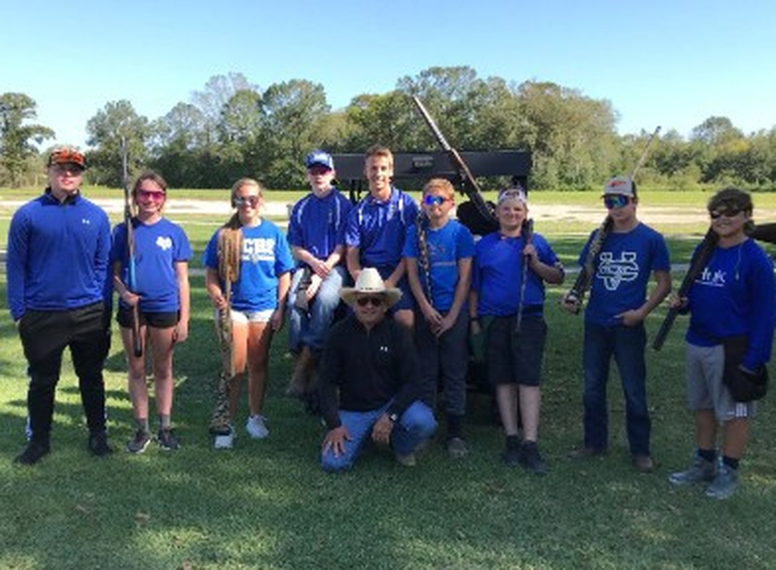 Vandebilt Marksmen team members at competition